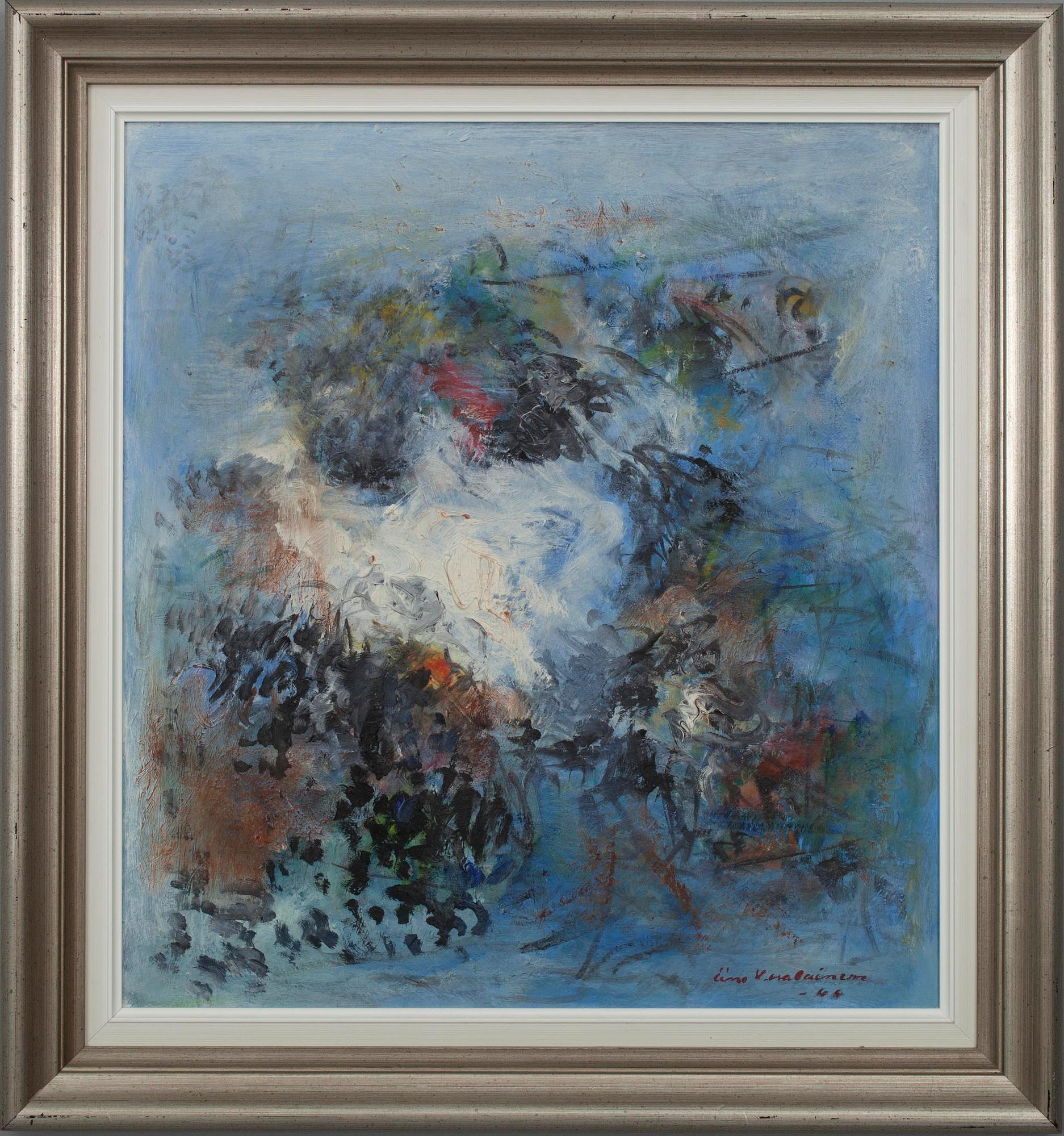 EINO VESALAINEN, olja på duk uppfodrad på skiva, sign. och dat. -66.