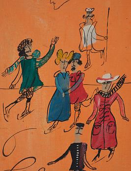 Madeleine Pyk, Skridskobanan.