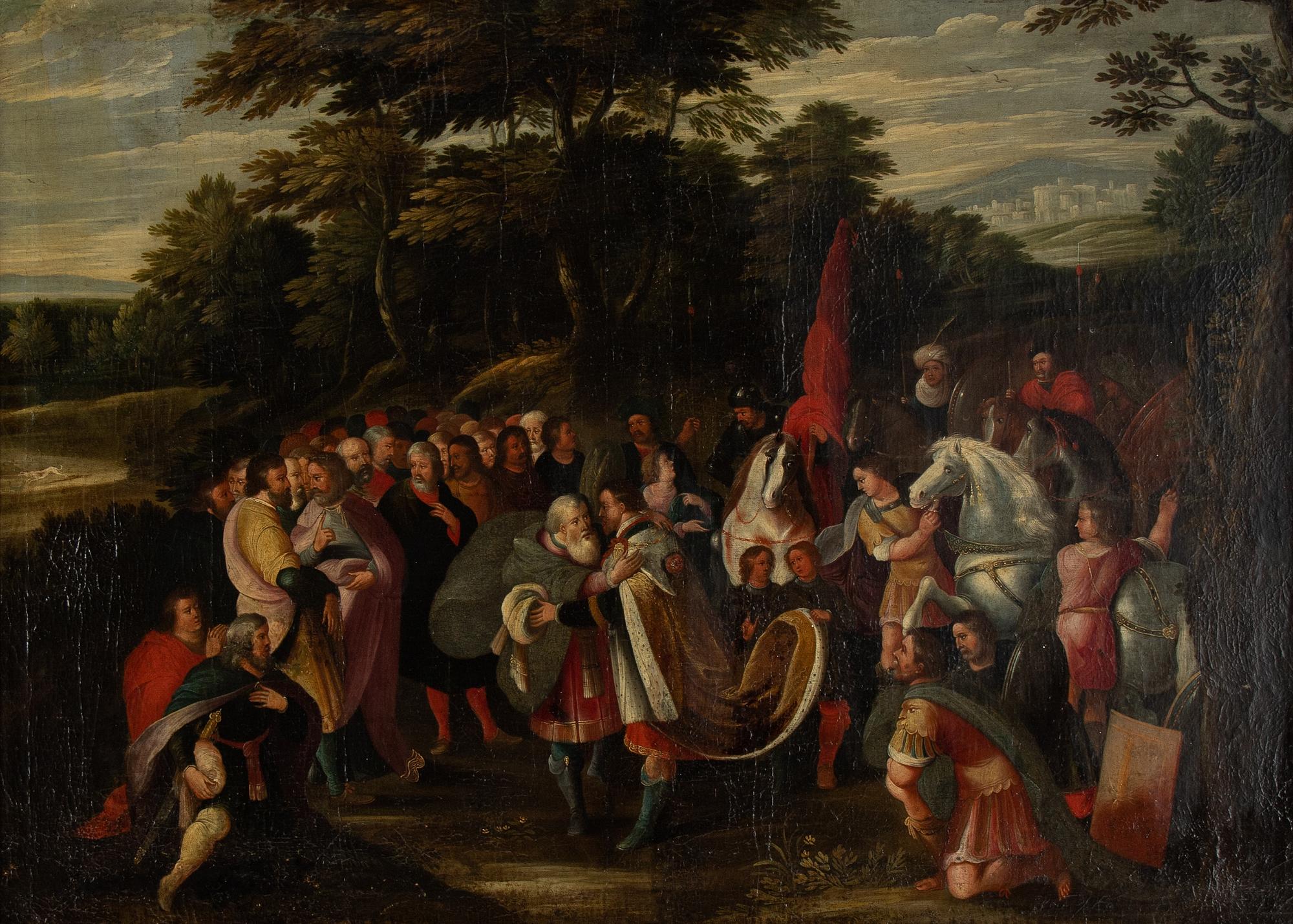 Frans Francken II, hans art, 1700-tal, olja på duk.