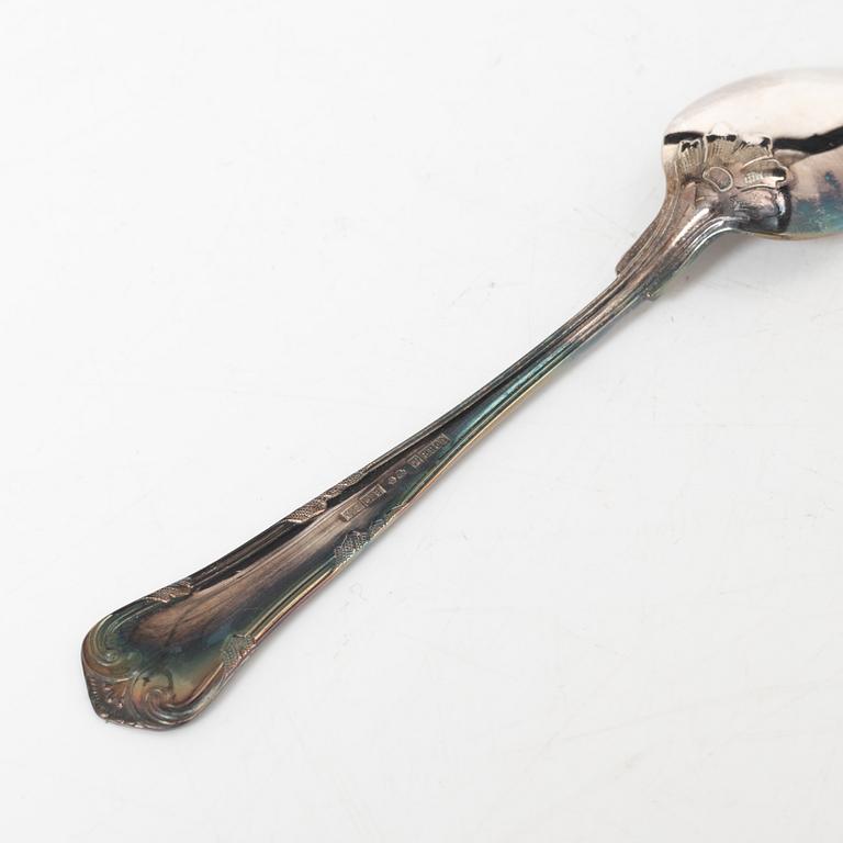 Twelve silver coffee spoons, COHR, Lidköping, 1981-85.