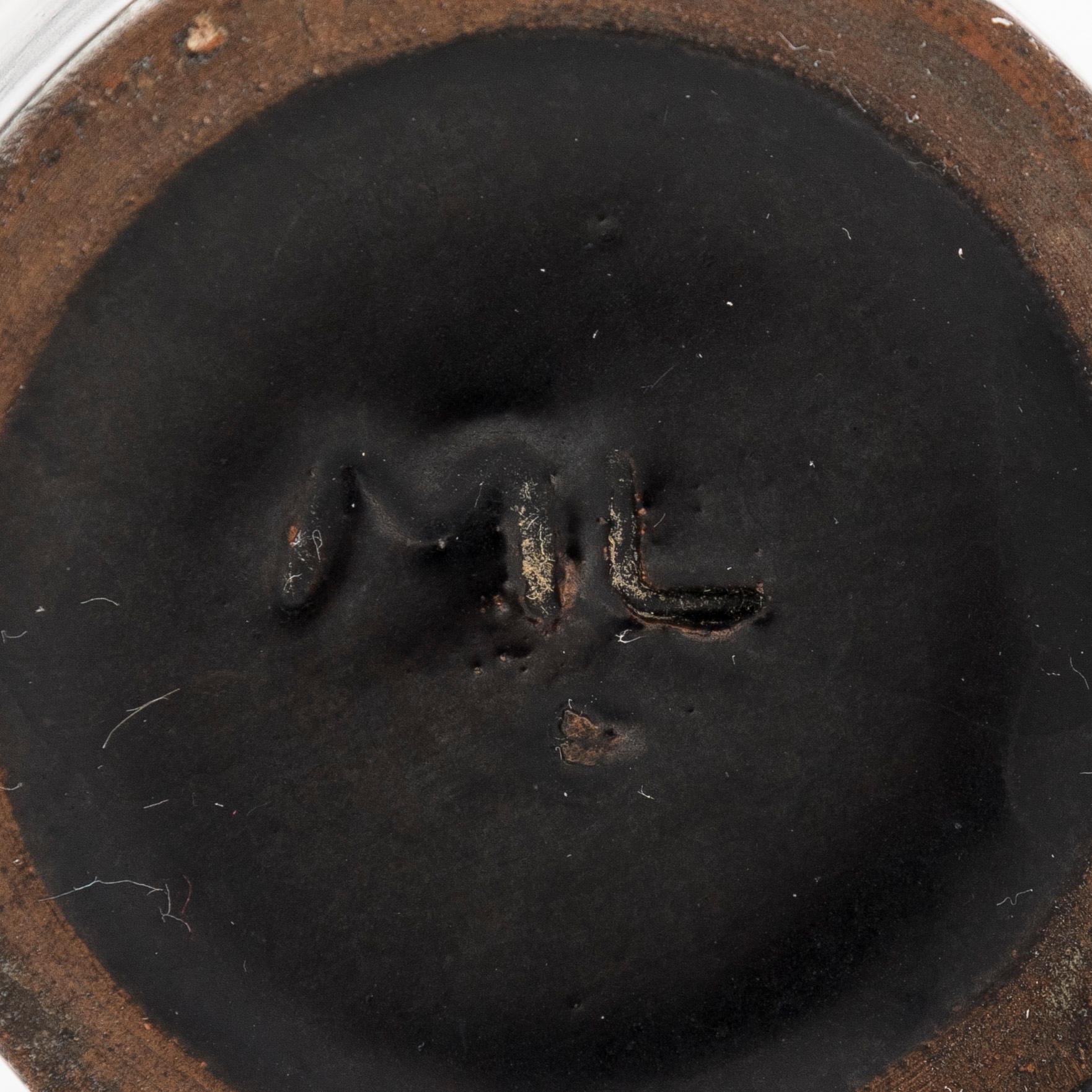 Marita Lybeck, a red clay vase, "Milano" signed ML.