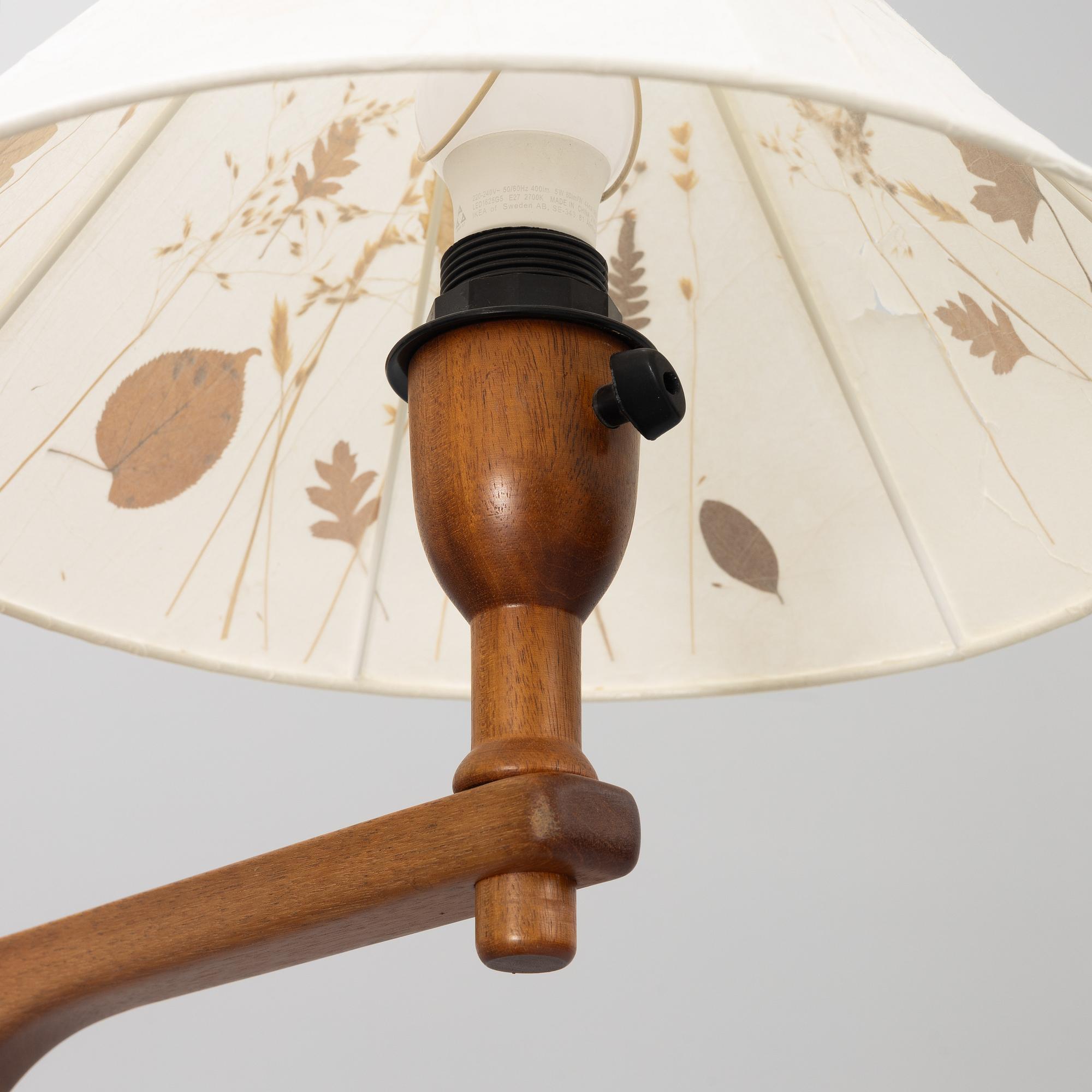 Carl Malmsten, floor lamp, "Staken", second half of the 20th century.