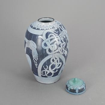 URNA MED LOCK, keramik, Marian Zawadsky, Tilgman 1960.