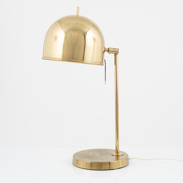 Eje Ahlgren, a brass table lamp, model 'B-075', Bergboms, Sweden, 1960's-70's.