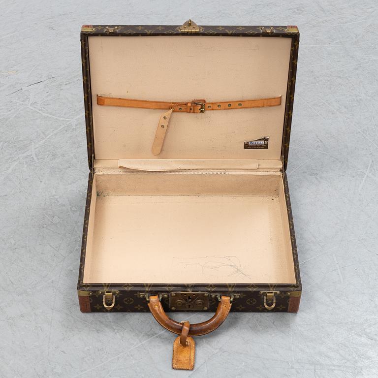 Louis Vuitton, a monogram canvas briefcase, 1970's.