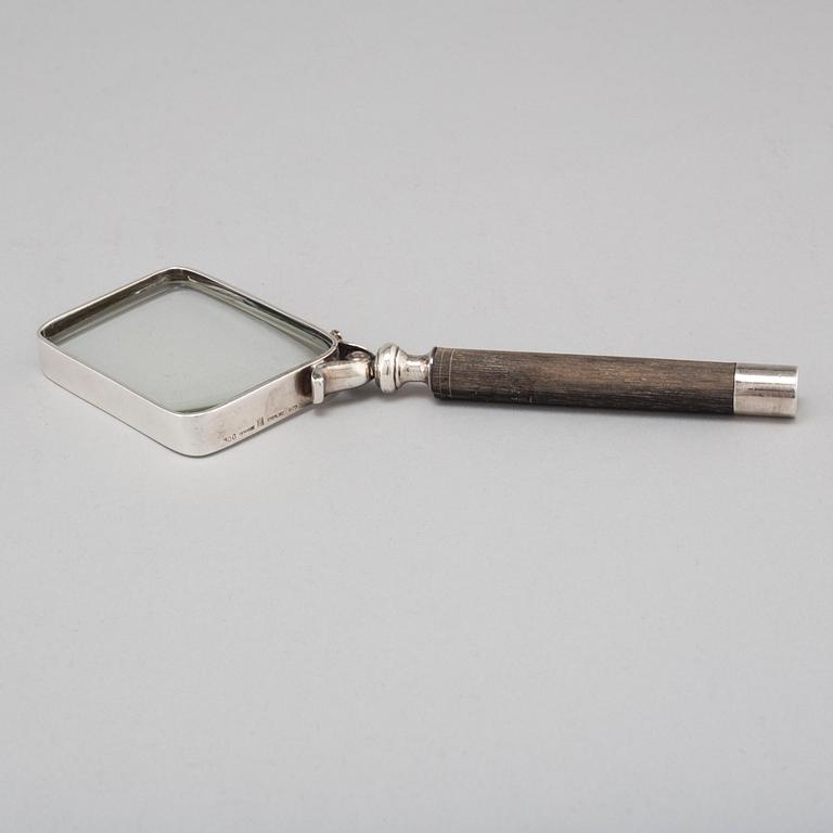 GEORG JENSEN, a sterling silver magnifying glass, Denmark 1933-44.