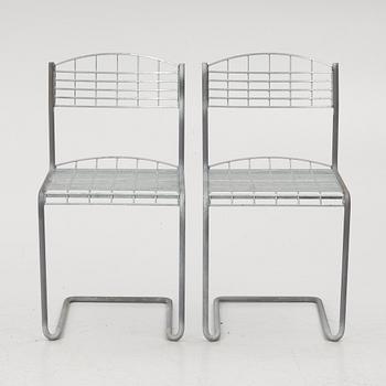 Nils Strinning, a pair of garden chairs and a table, 'High Tech', Grythyttan.