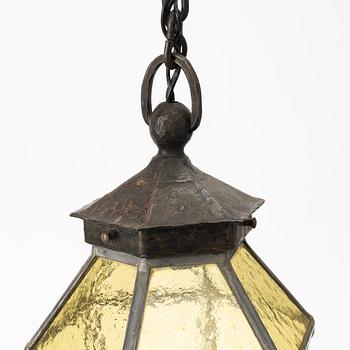 Harald Notini, a pair of ceiling lamps model 5912, Arvid Böhlmarks Lampfabrik, Stockholm, 1920s.