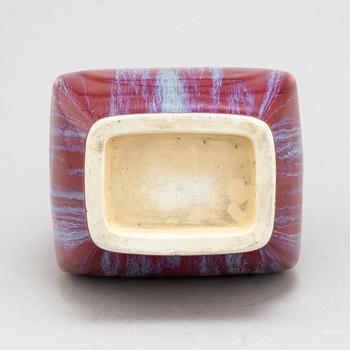 A Chinese flambé glazed vas, 20th century.