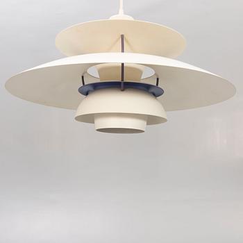 A Poul Henningsen PH 5 ceiling pendant for Louis Poulsen Denmark later part of the 20th century.
