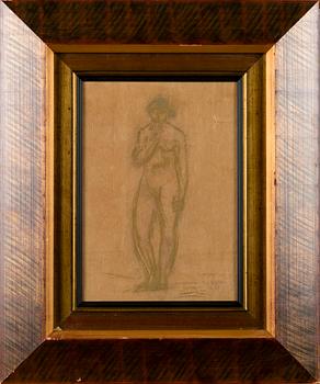 ELLEN THESLEFF, pastell, signerad och daterad 11.XII -35.