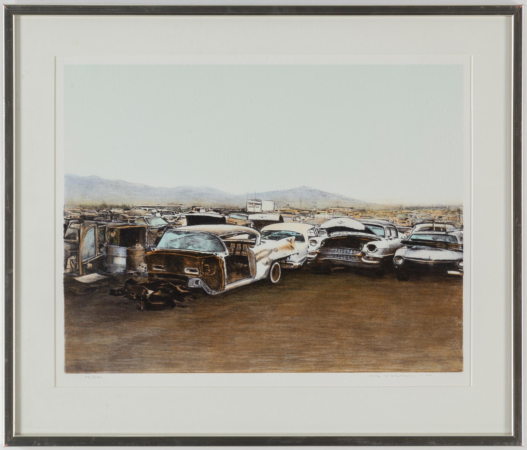 ULF WAHLBERG, lithograph in colours, 2000, signed 74/280.