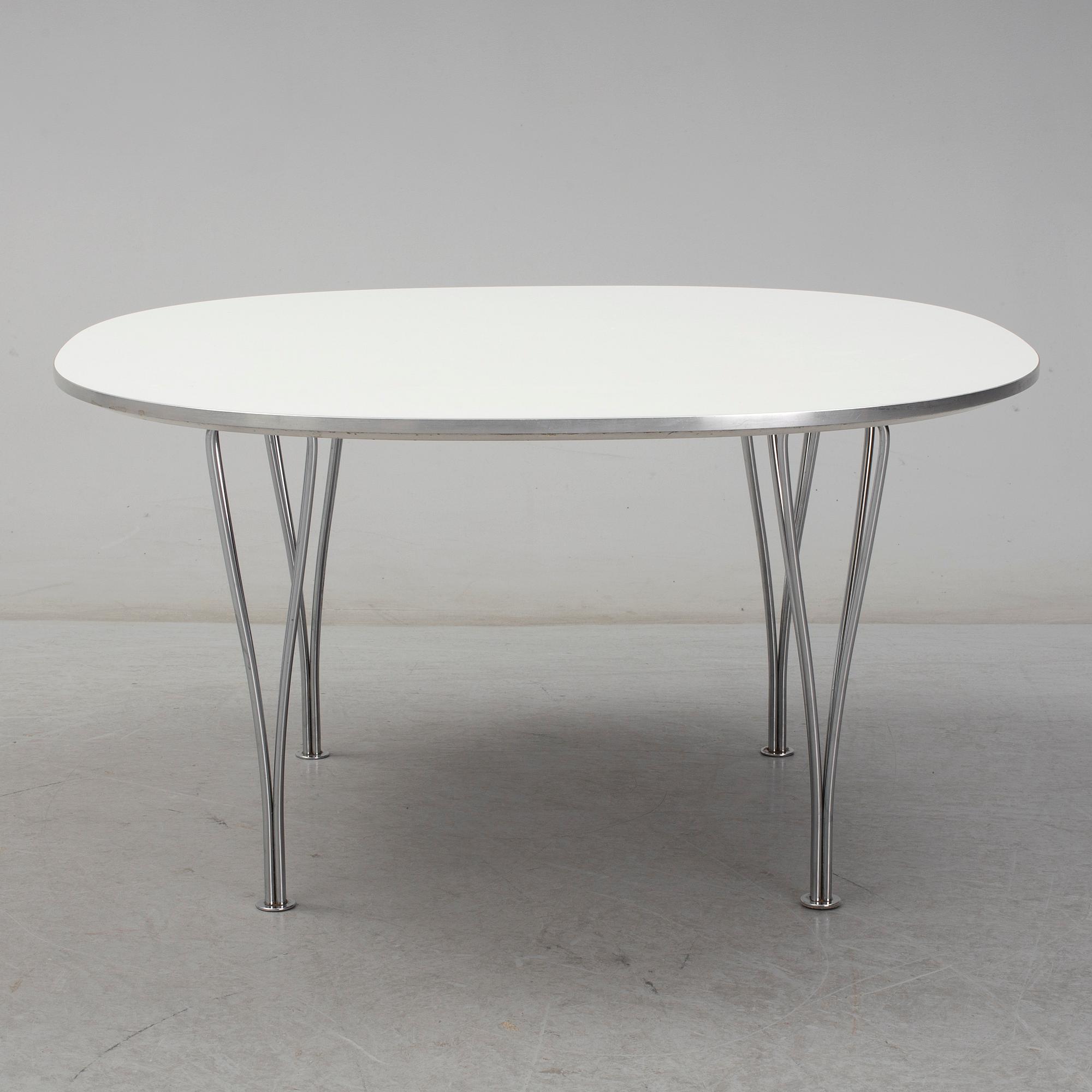 PIET HEIN och BRUNO MATHSSON, "Superellips", soffbord, Fritz Hansen, Danmark, 1988.
