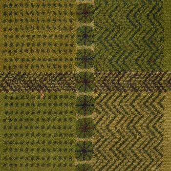 Marianne Richter, a carpet, "Glan grön", machine made "flossa", ca 277,5 x 195,5 cm, Östergyllen.