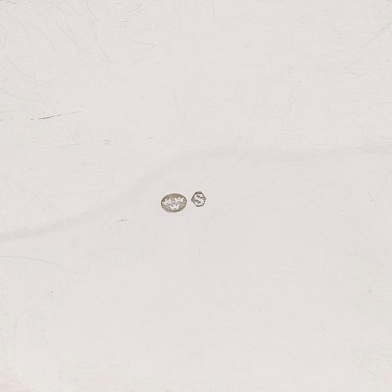 PARTI SILVER, 8 delar, silver, bland annat Tyskland och Sverige, 1900-tal. Vikt ca 289g.