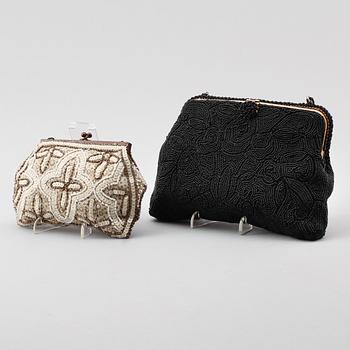 AFTONVÄSKOR, 2 st, Frankrike, 1900-talets första hälft.