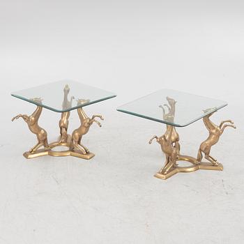 A pair of side tables, late 20th Century.