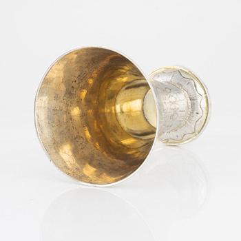 Erik Lemon, bägare, silver, Uppsala 1797.