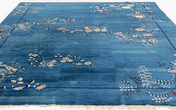Matta, semiantik art deco Beijing, norra Kina, ca 433 x 342 cm.