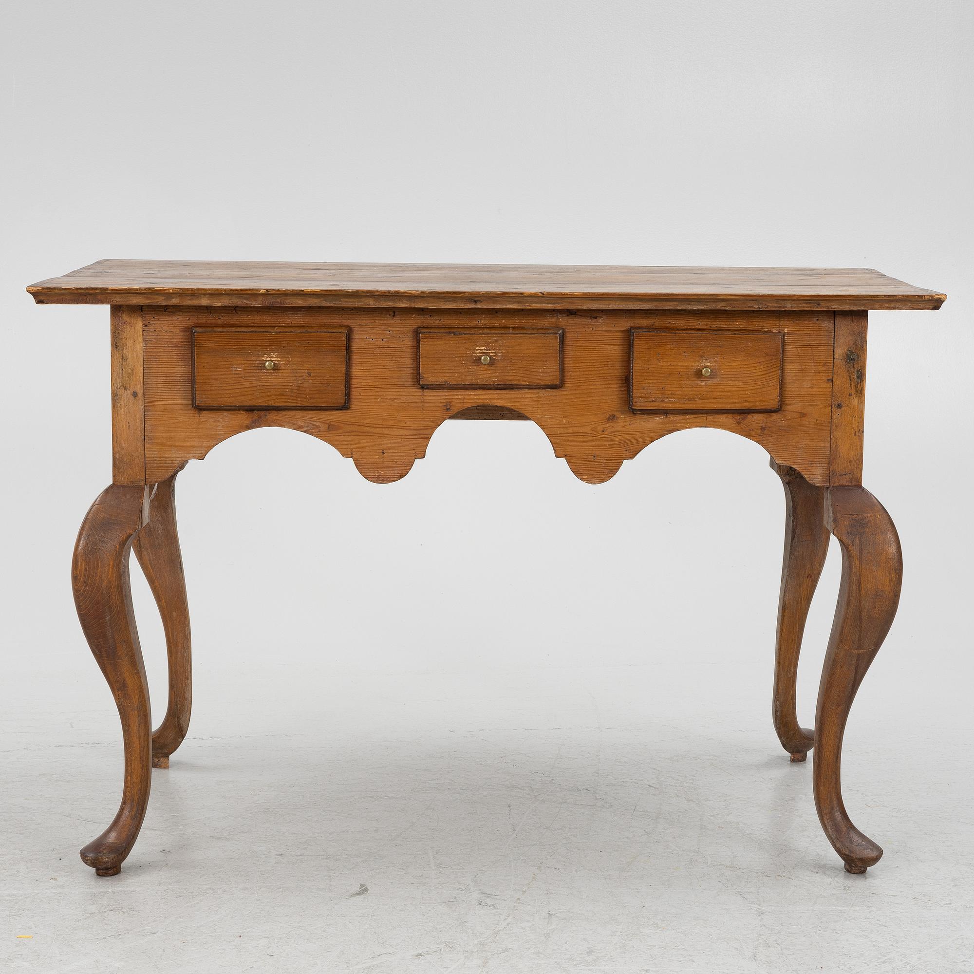 A Baroque desk, probably Norway, 18th century.