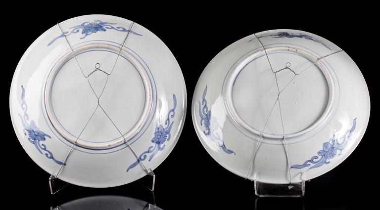 FAT, ett par, porslin, Imari Japan 1800/1900-tal.