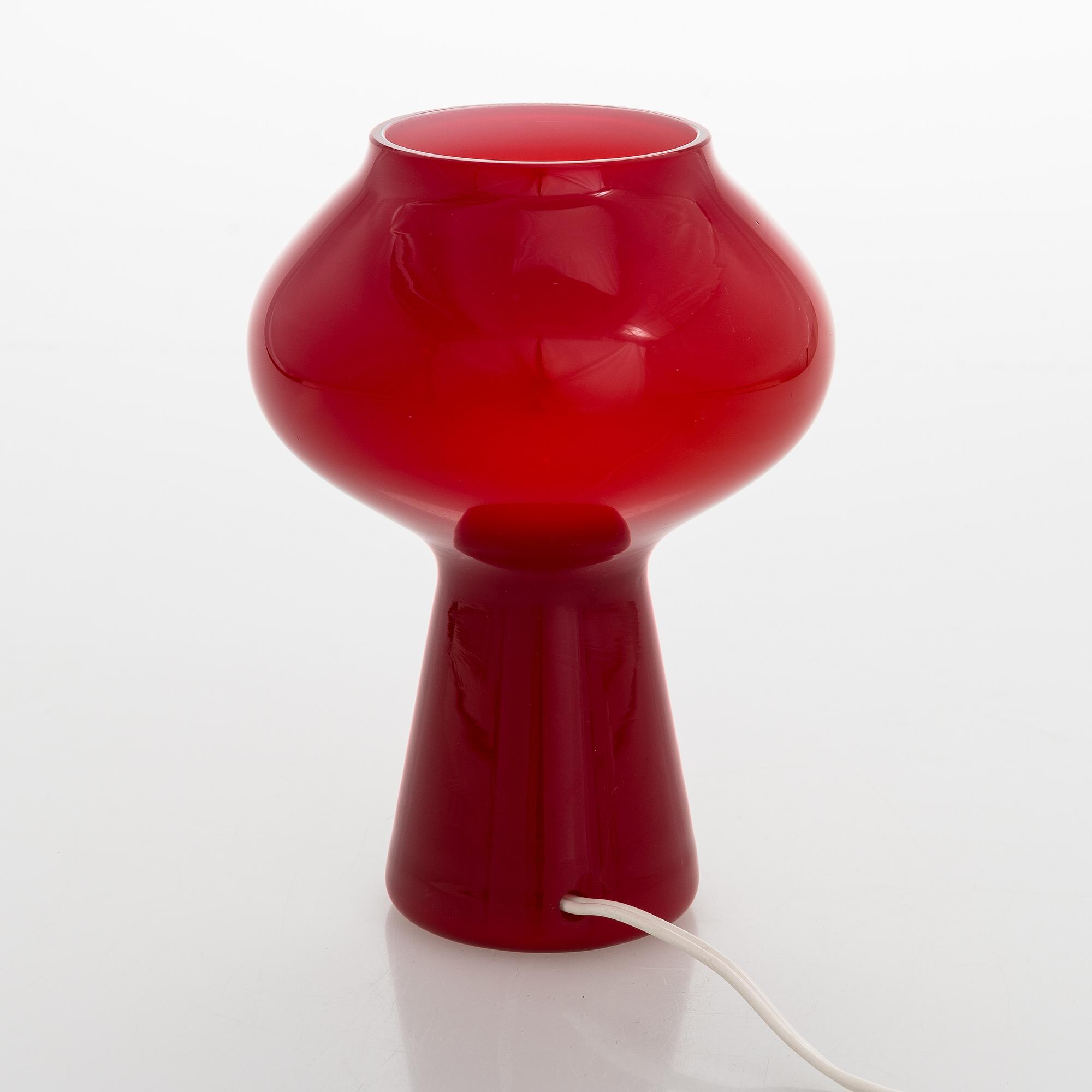 Massimo Vignelli /Paolo Venini, A  mid 20th century 'Zaffiro Fungo' table lamp for Venini, Italy.