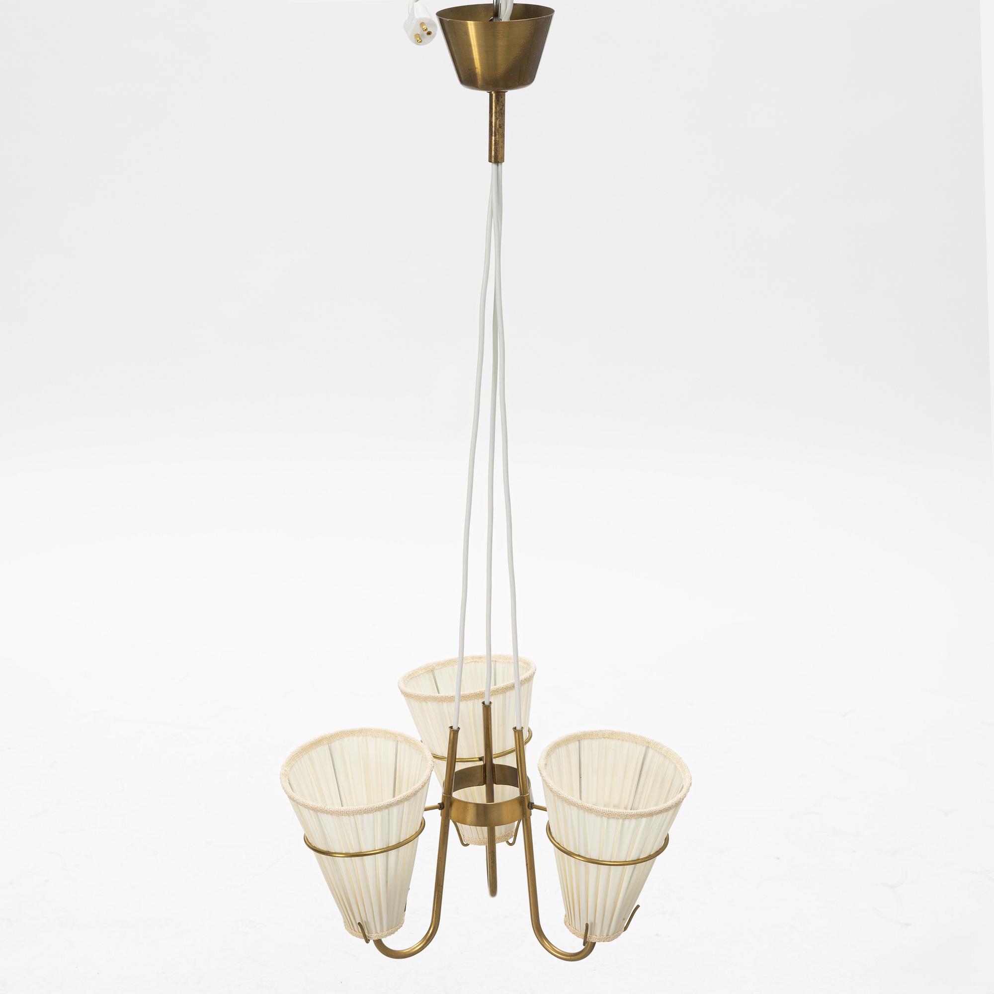 Hans Bergström, tillskriven, taklampa, modell A1720, Swedish Modern, ASEA, 1940-tal.