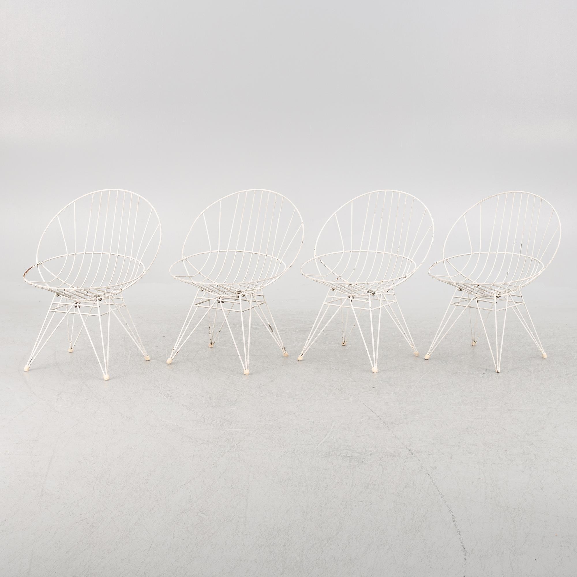 Cees Braakman, a set of 4 chairs, Pastoe, Netherlands, second half of the 20th century.