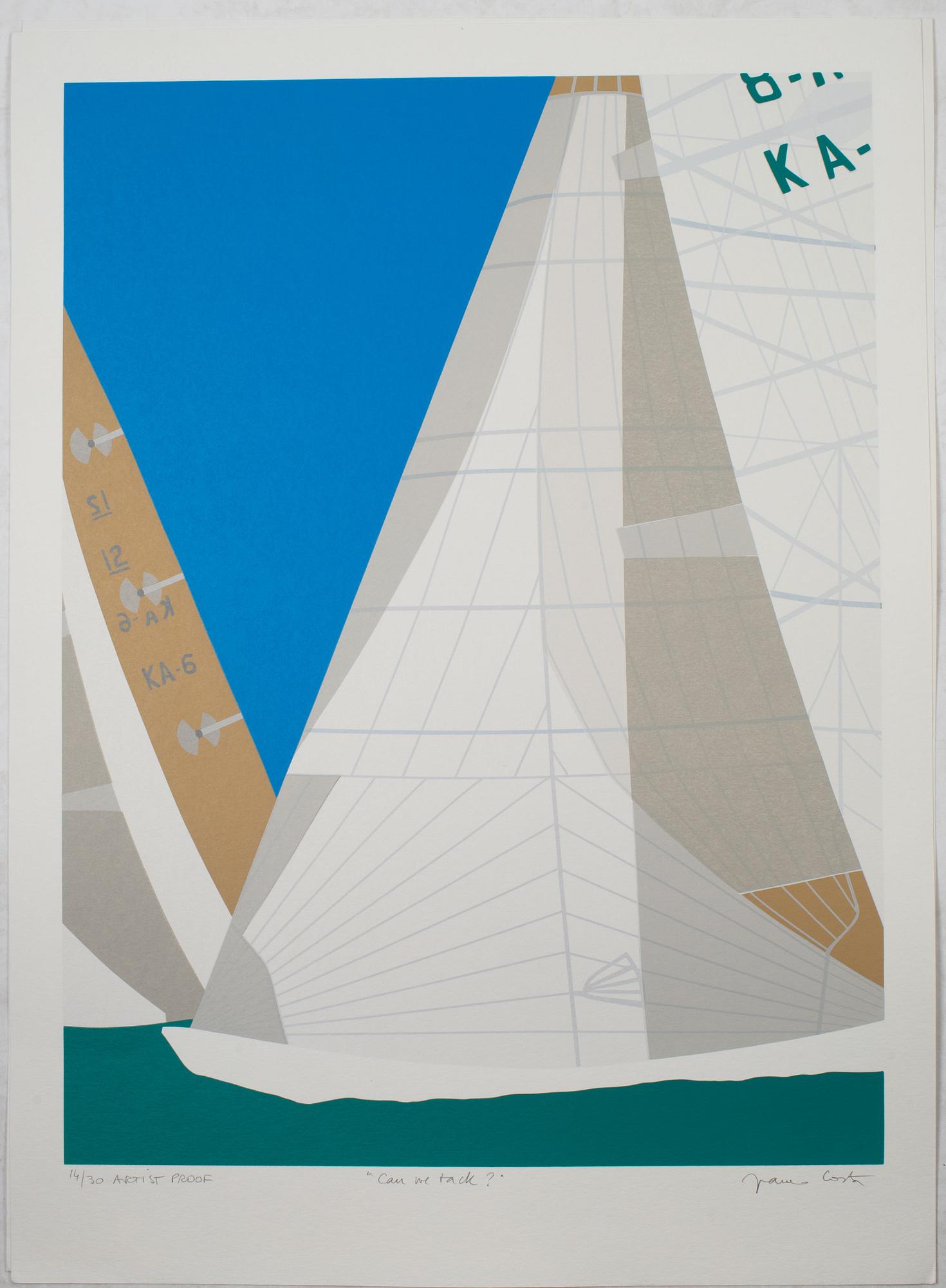 Franco Costa, "All clear at the start", "Can we tack?", "Tack on the wave" (3).