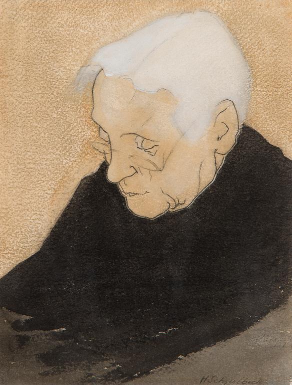 Helene Schjerfbeck, "Mother".