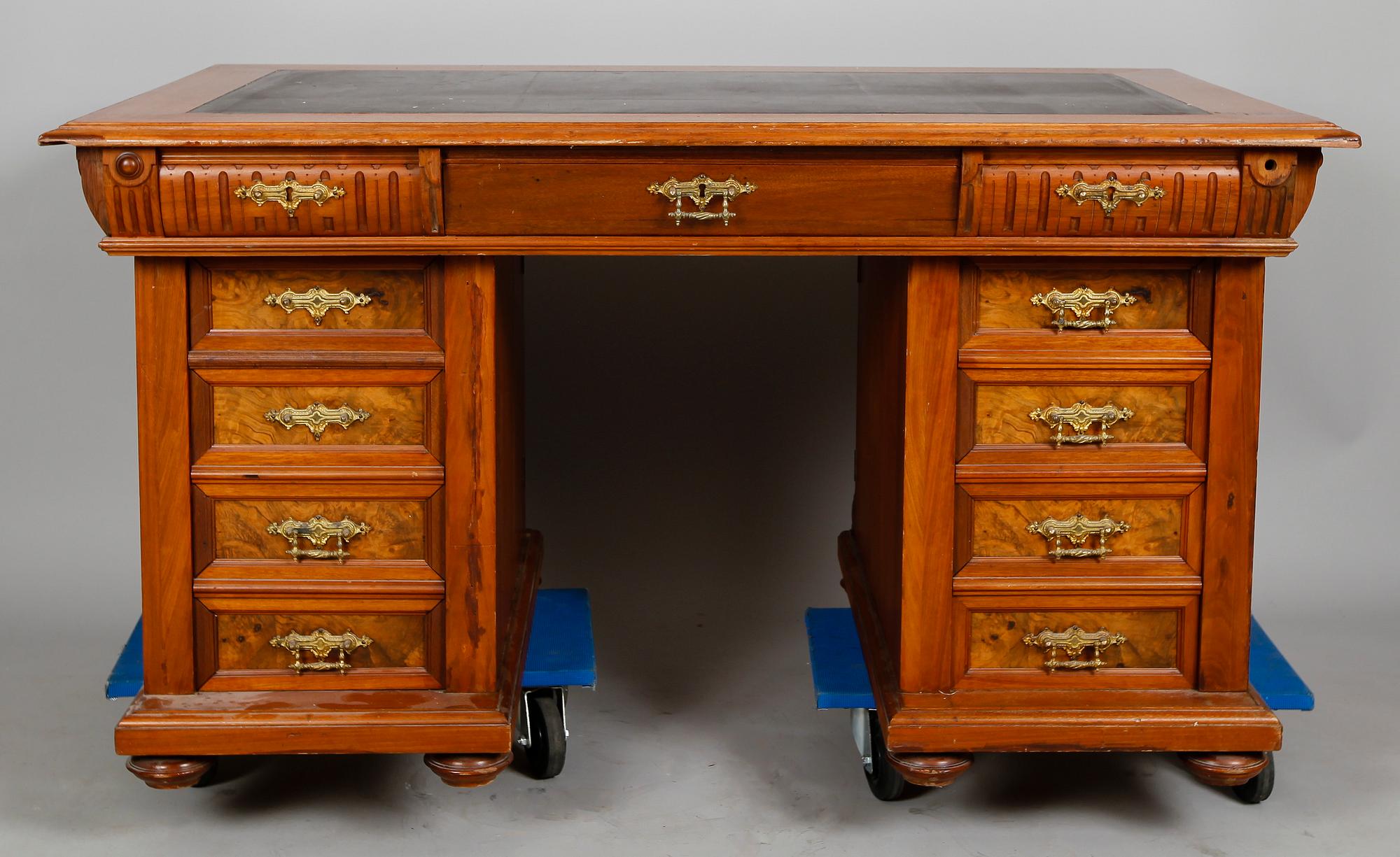 SKRIVBORD, s k partner's desk, sent 1800-tal.