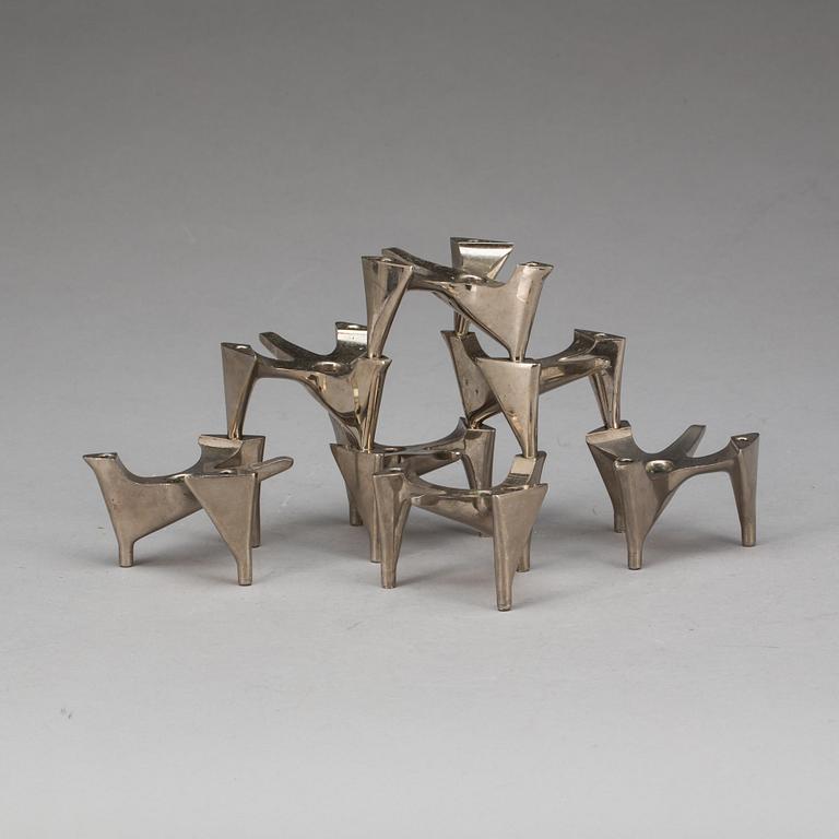 LJUSSTAKAR, 7 st, "Vogelflug", Hammonia Motard, Tyskland. 1900-tal.