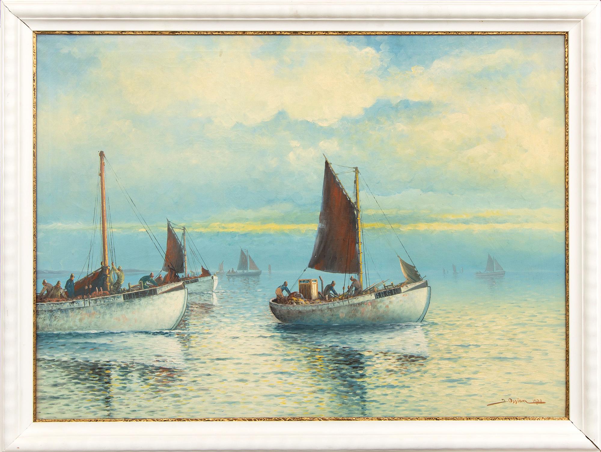 Johan Ossian-Andersson, oil on canvas, signed and dated 1930.