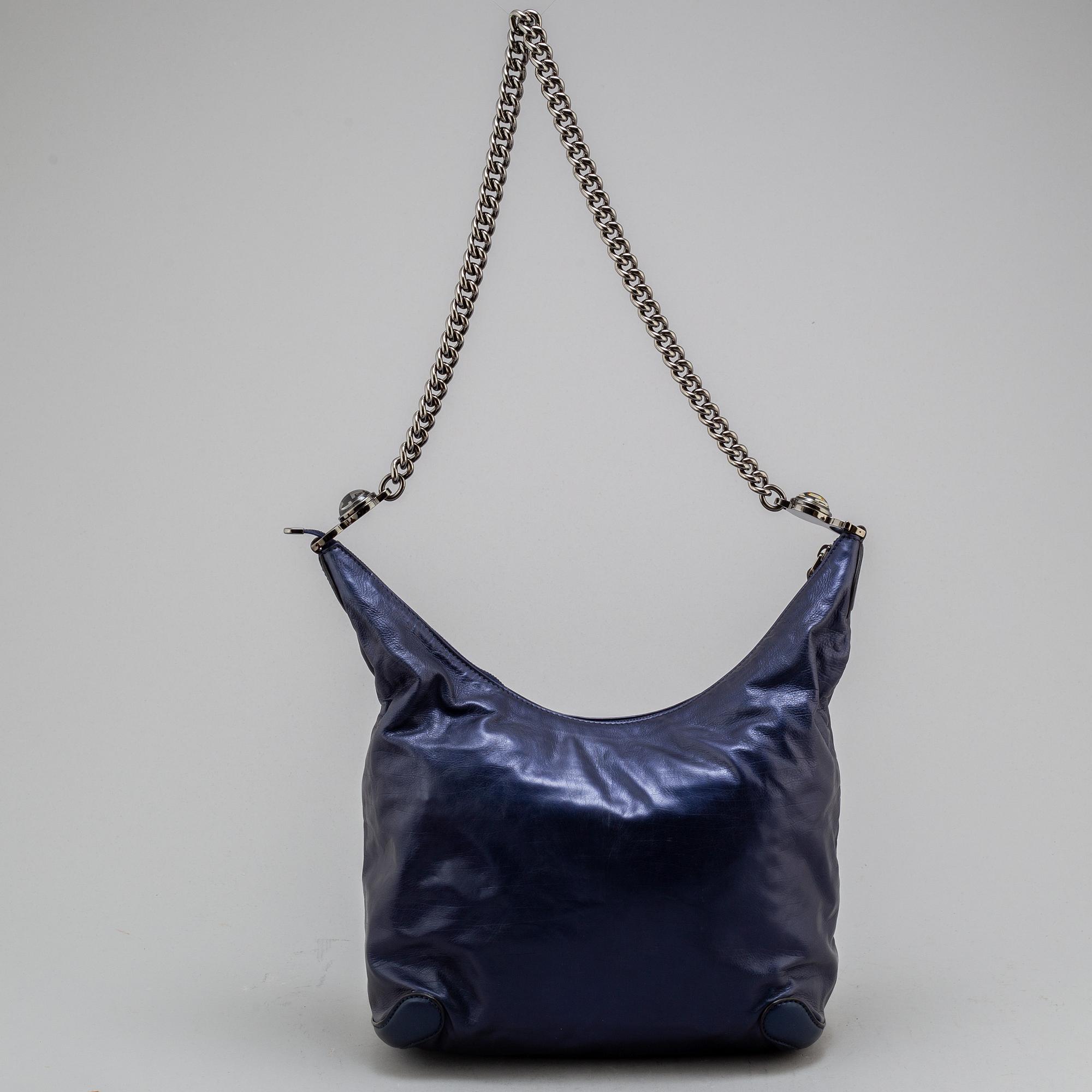 GUCCI, "Soho Metallic Leather Chain Shoulder Bag".