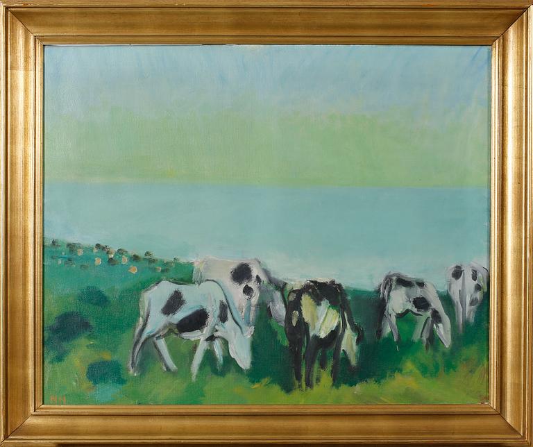 NILS NILSSON, oil on canvas, signed NN.