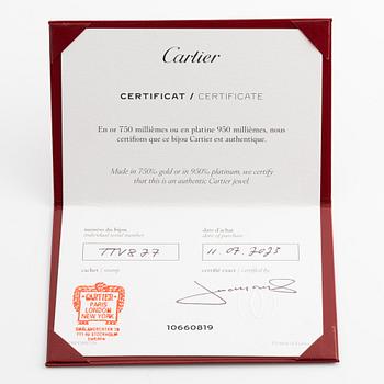 Cartier, armring "Love", liten modell 18K guld med briljantslipade diamanter.