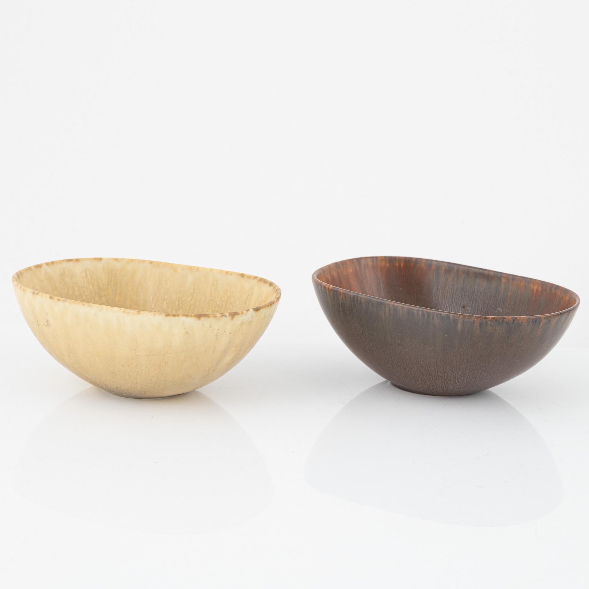 Stoneware, 6 pieces, Gunnar Nylund and Carl-Harry Stålhane, Rörstrand.