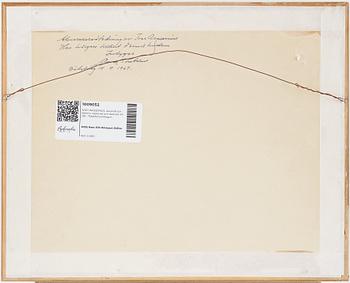 IVAR AROSENIUS, watercolour and pencil, signed and dated -IA 08-. "Rådsförsamlingen".