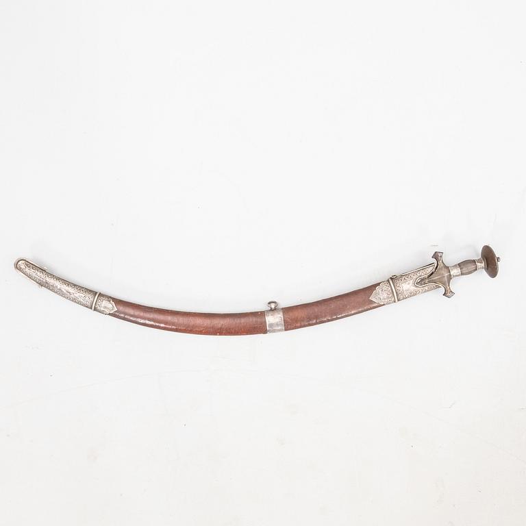 Tulwar / Shamshir, sabre, Afghan - Indian, turn of the Century 1900.