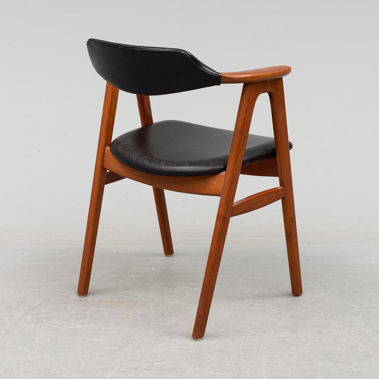 A teak chair by Erik Kirkegaard, Høng Stolefabrik, mid 20th century.