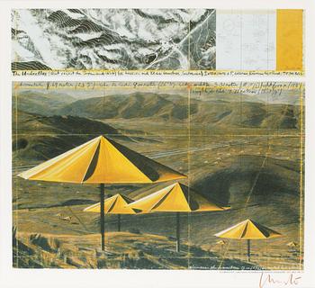 Christo & Jeanne-Claude, "The umbrellas (Joint project for Japan and USA)".