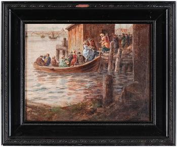 EMIL ÅBERG, olja på duk. signerad.