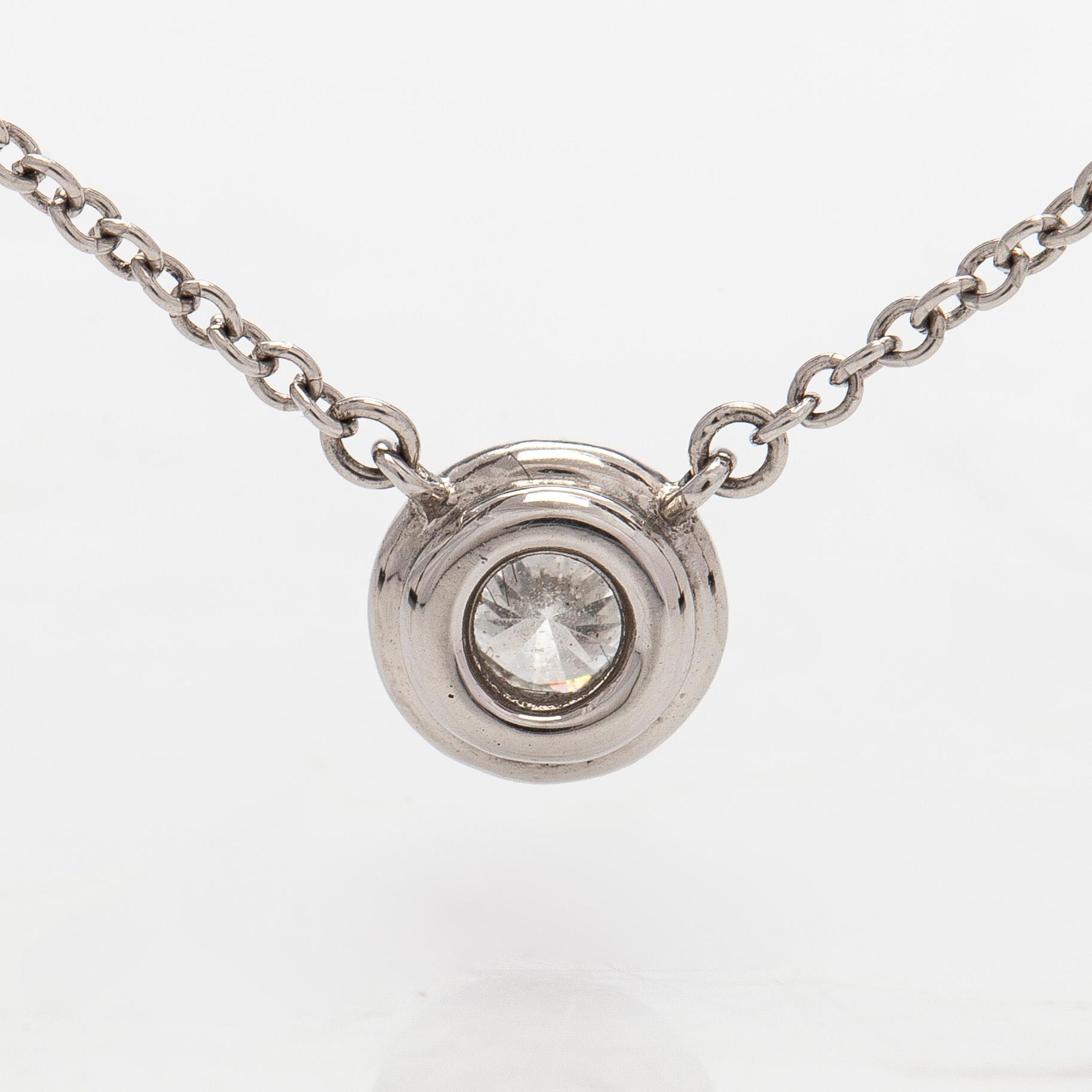 Tiffany & Co, kaulakoru, "Soleste", platinaa ja timantteja.