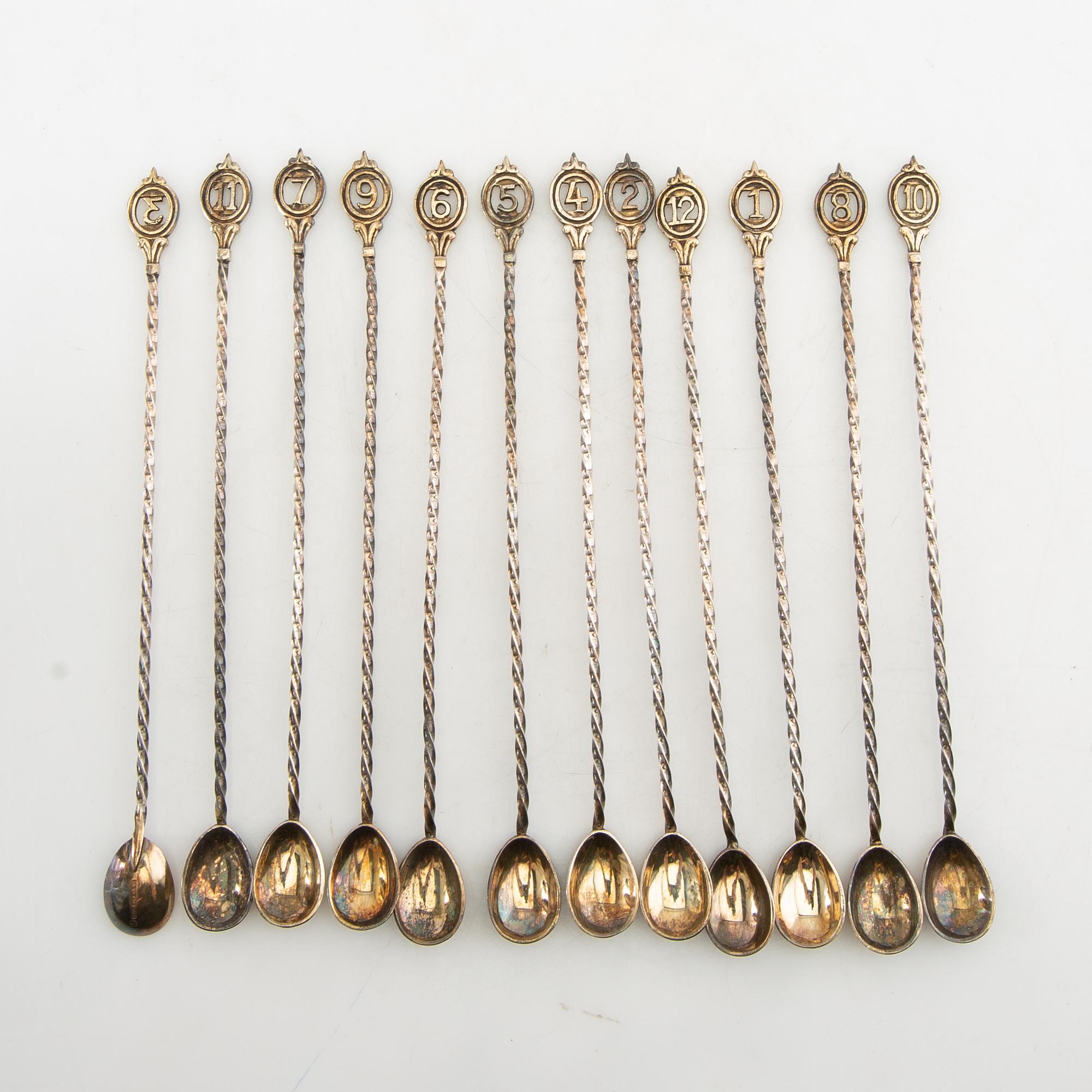 Drinking and smoking accessories, first half of the 20th century.