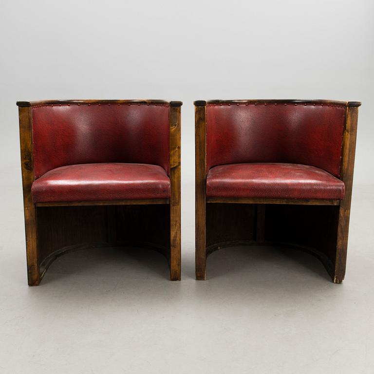 A PAIR OF 1930s CLUB / RESTAURANT CHAIRS, Otto Korhonen and Alvar Aalto for O.Y. Huonekalu- ja Rakennustyötehdas A.B.