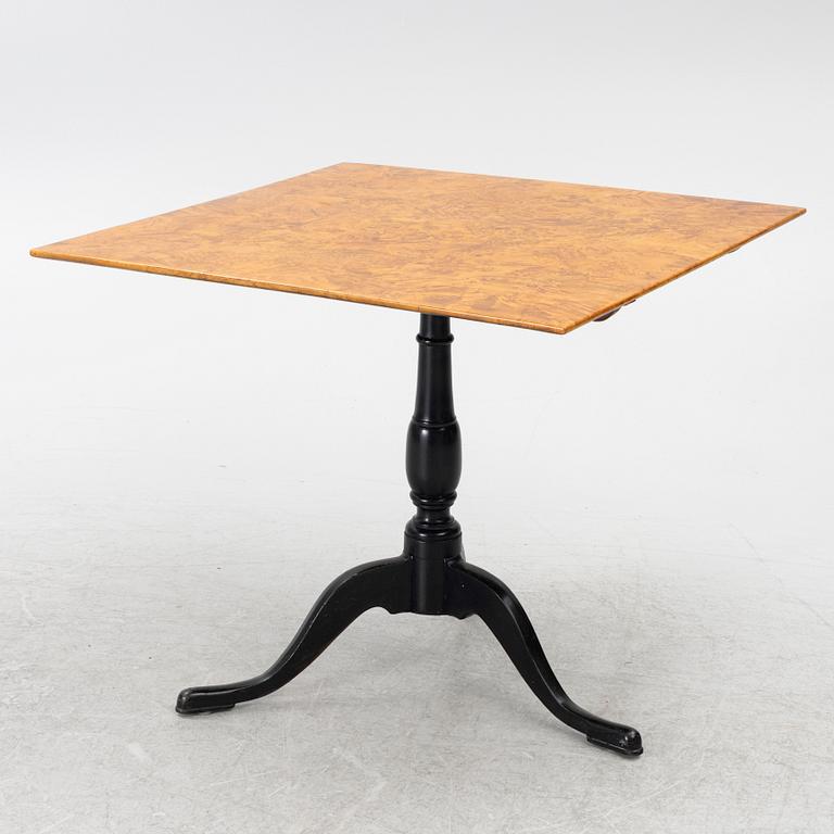 Fällbord, Mälardalen, 1800-talets första hälft.