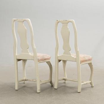 Chairs, a pair, late Baroque.