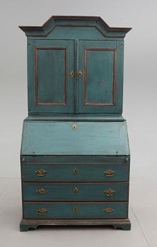 SKRIVSKÅP, allmoge, 1800-talets första hälft.