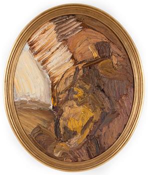 EVERT LUNDQUIST, "Smeden", olja på duk, signerad EL.