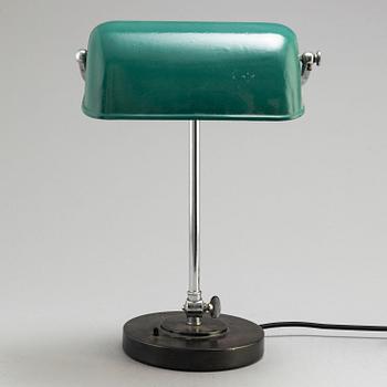 BÖHLMARKS LAMPFABRIK, a table light, 1930's.